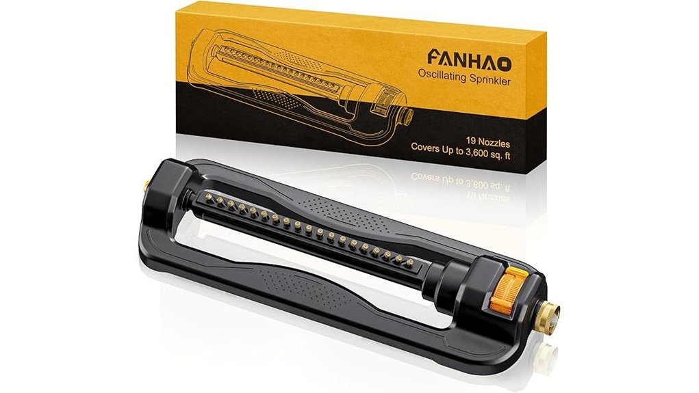 fanhao 19 nozzle oscillating sprinkler