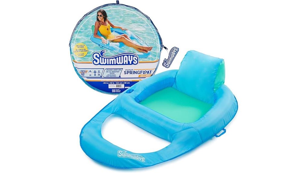 fast inflate pool lounger