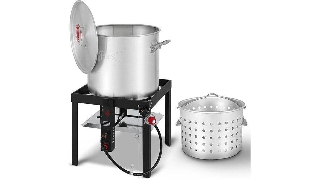 feasto 60qt aluminum boil