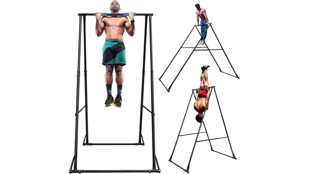 feet elevated pull up stand