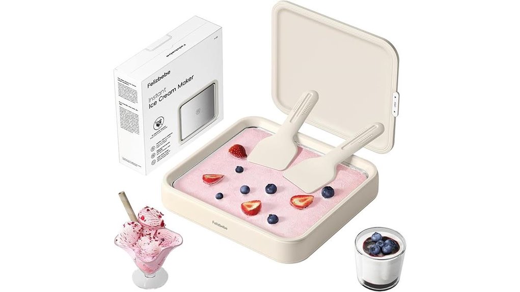 felizbebe instant icecream roller tray