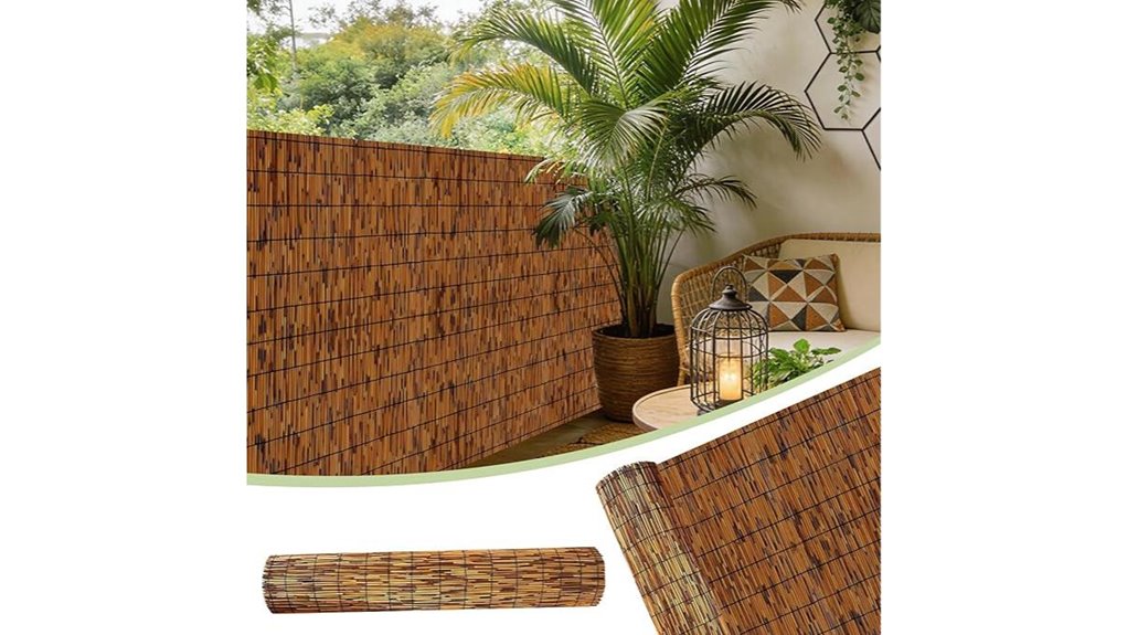 fenrunxu 4ft bamboo fence
