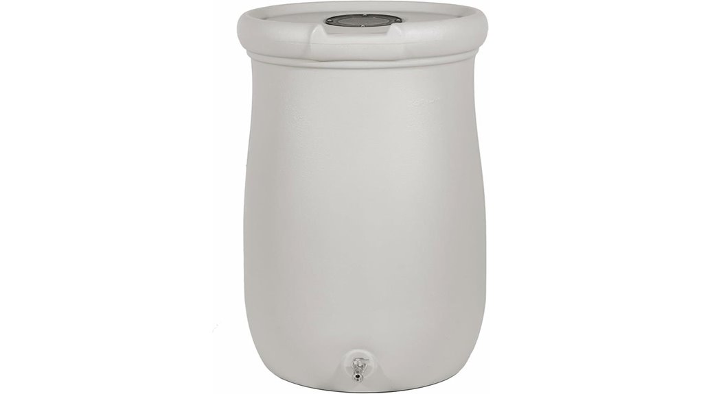 fernway 50 gallon gray barrel