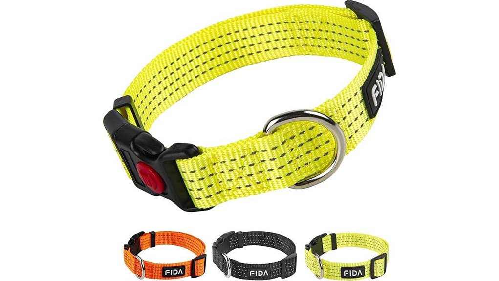 fida neon reflective collar