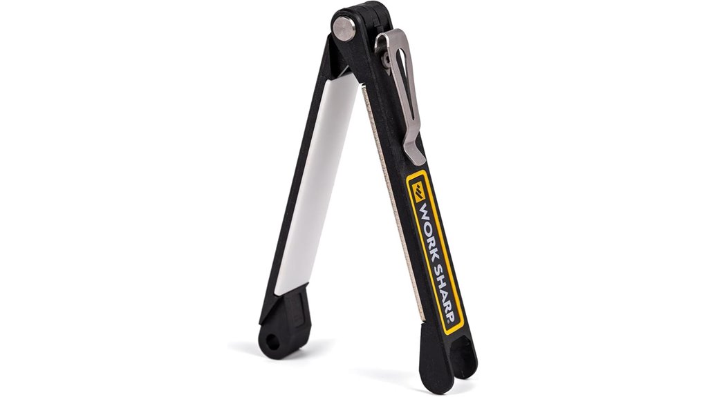 field folding knife sharpener