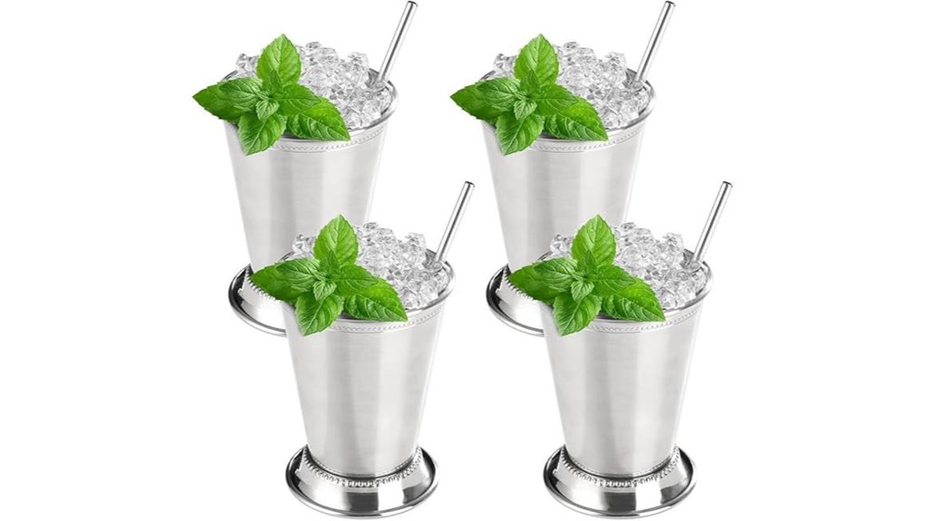 fijinhom 12oz mintjulep cups