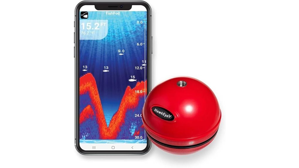 fishpod ai bluetooth fishfinder