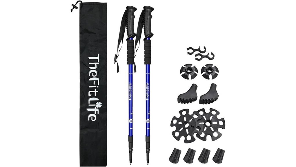 fitlife nordic antishock poles