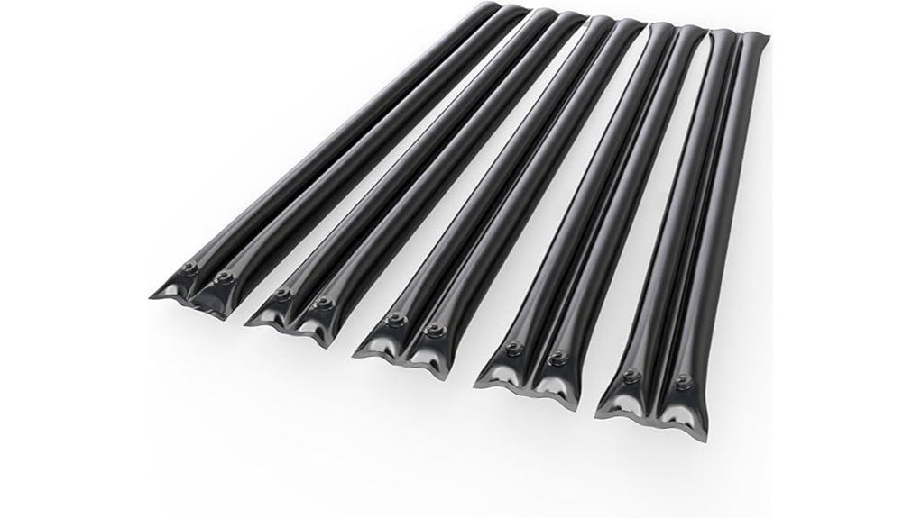 five 0 7mm black tubes