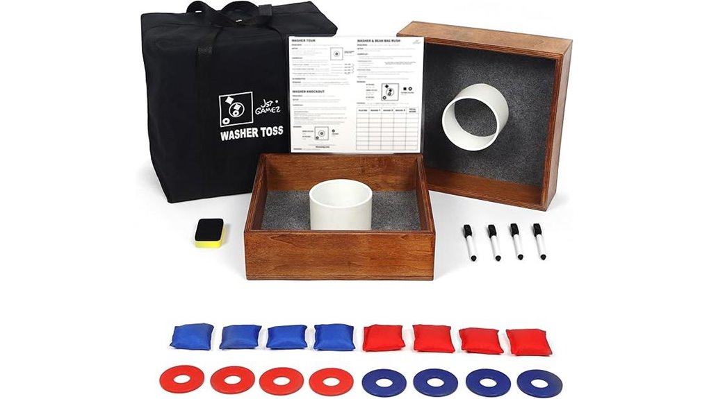 five yard washer toss games