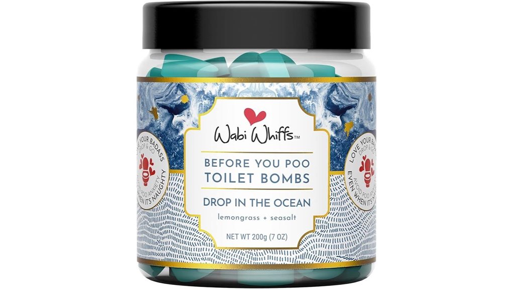 fizzing natural toilet bombs