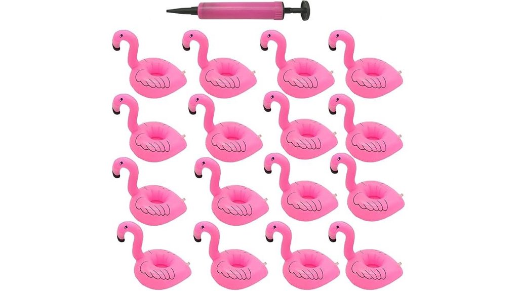 flamingo drink holders pack