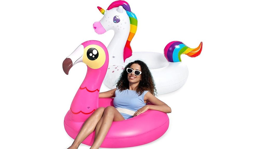 flamingo unicorn pool float