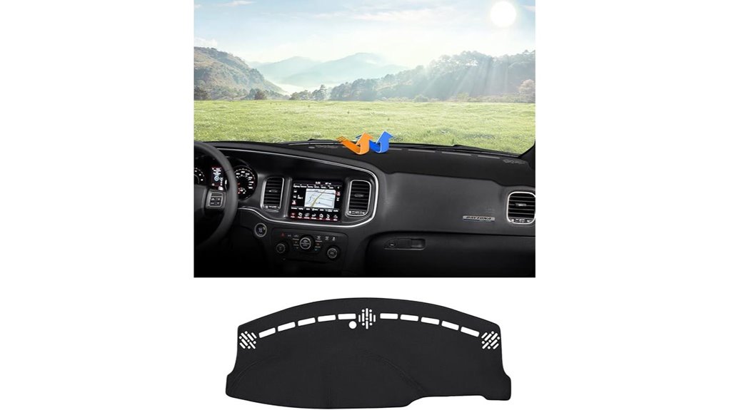 flannel dash mat charger