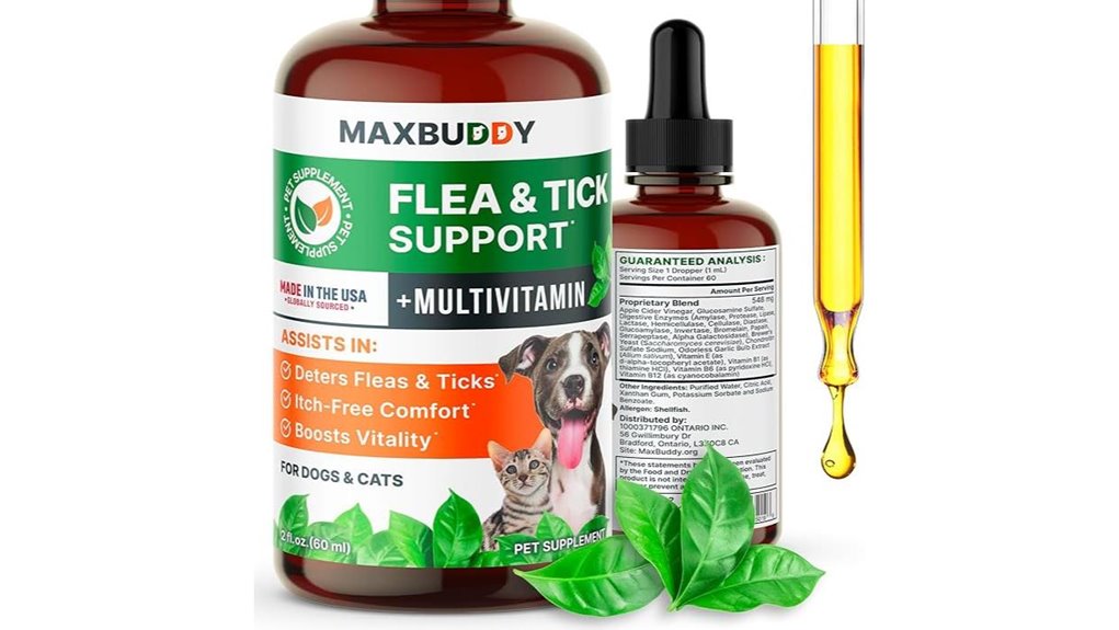 flea tick multivitamin drops