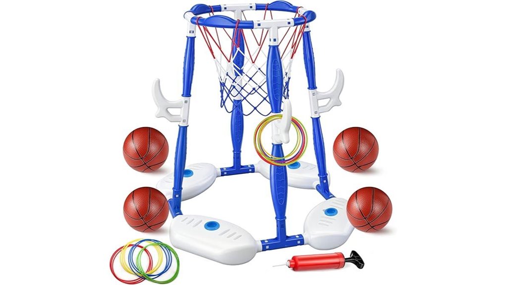 floating 12 ring 2 in 1 hoop