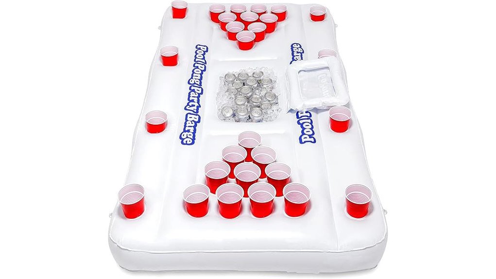 floating beerpong table cooler