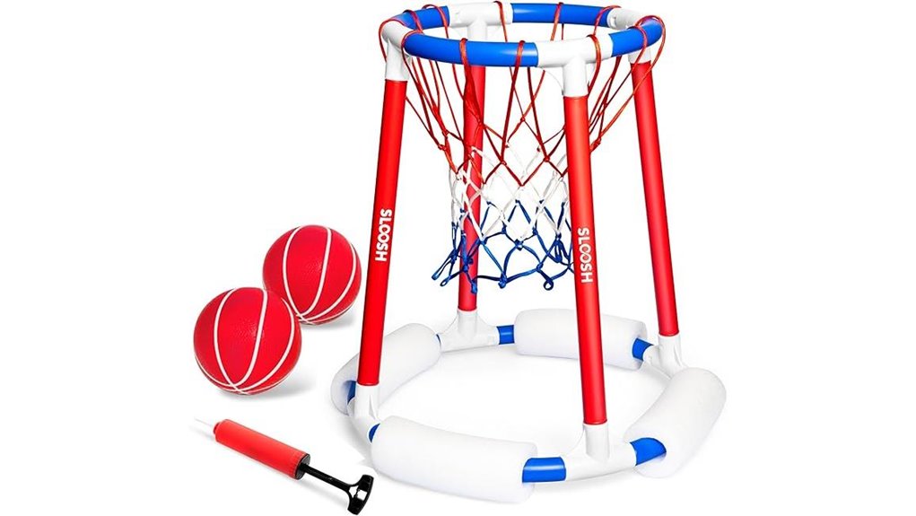 floating pool basketball hoop