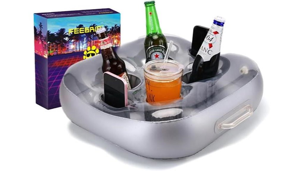floating six hole drink holder