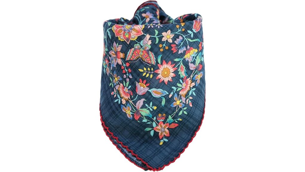 floral bamboo cotton bandana