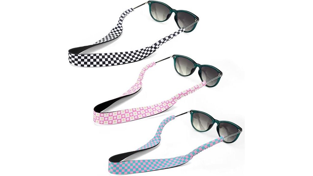 floral neoprene sunglass straps