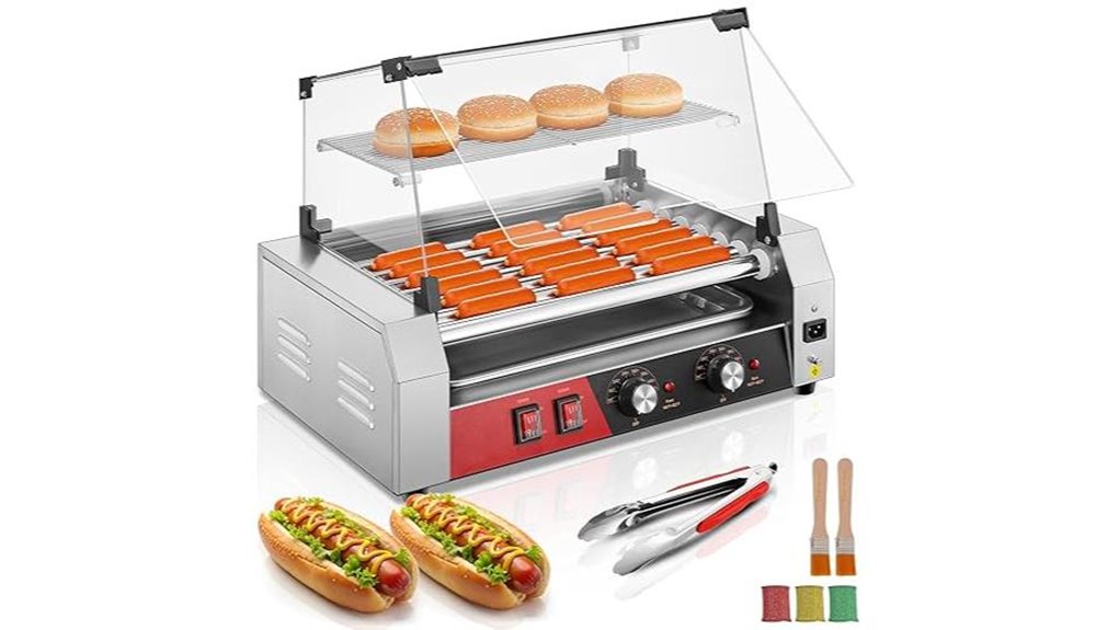 fohere 7 roller hotdog machine