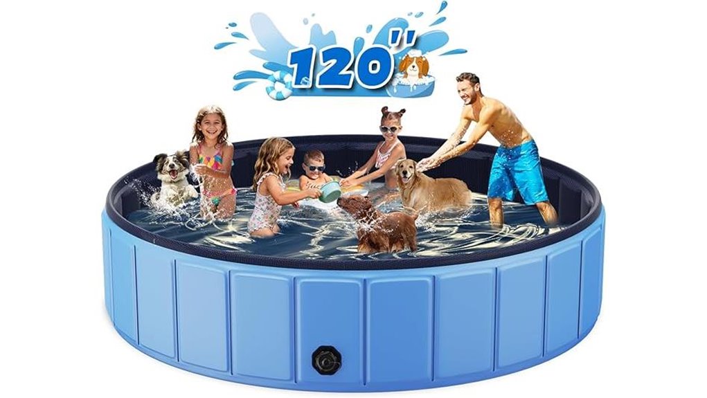 foldable 120 inch giant pool