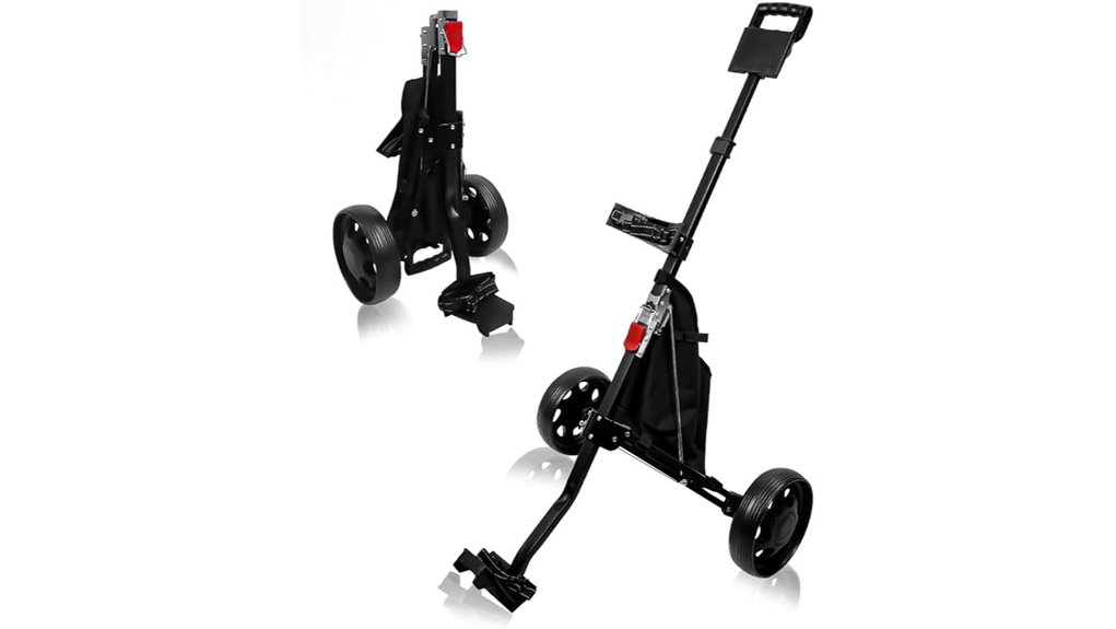 foldable 2 wheel golf cart