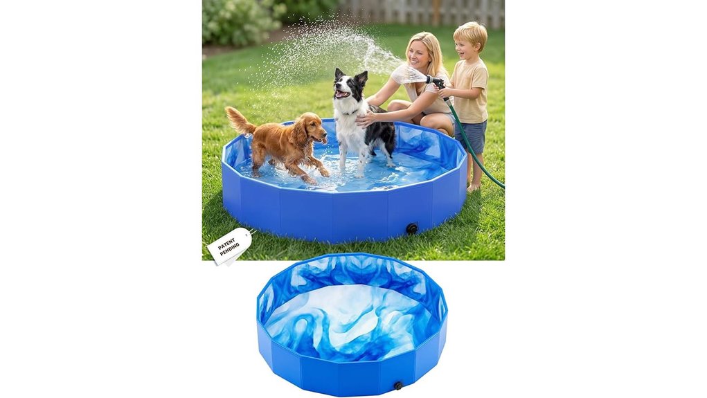 foldable 48x12 dog pool