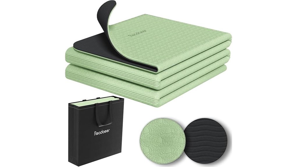 foldable 6mm travel yoga