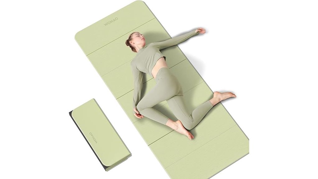 foldable 70x24 yoga mat