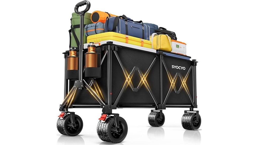 foldable beach wagon 570 lb