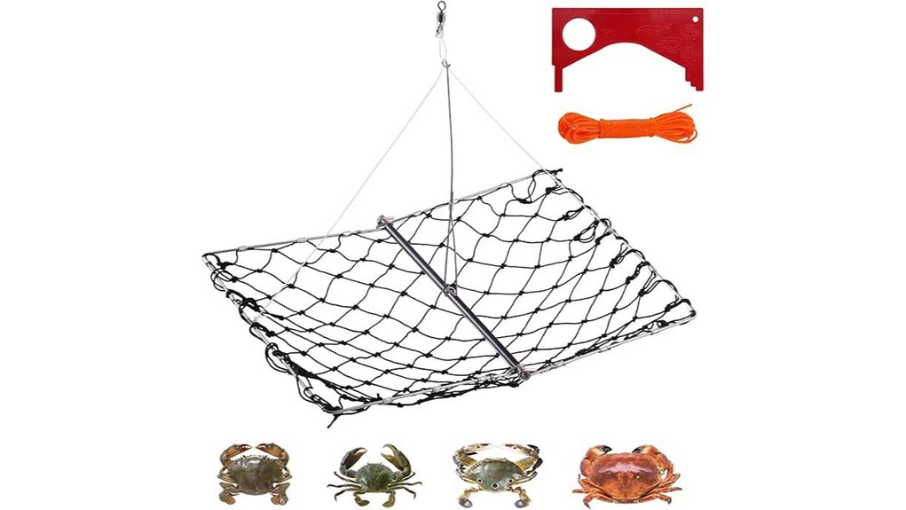 foldable crab bait gauge