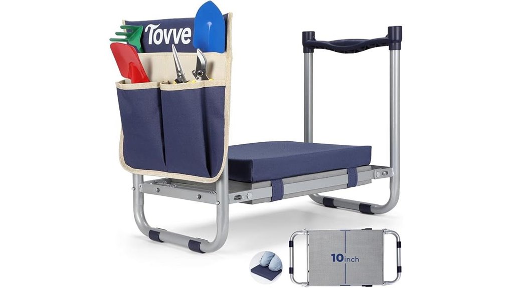 foldable garden kneeler seat