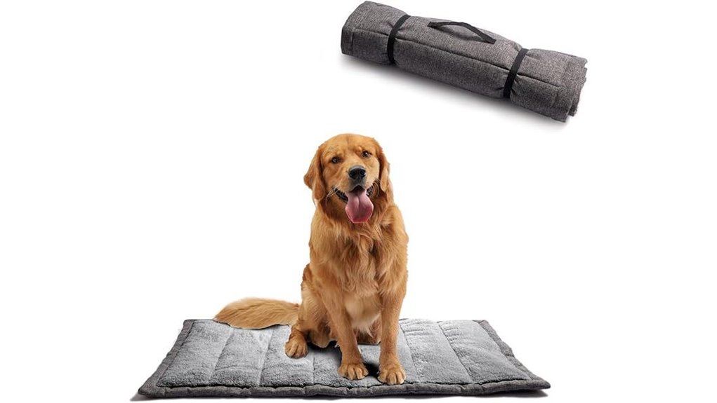 foldable grey portable bed