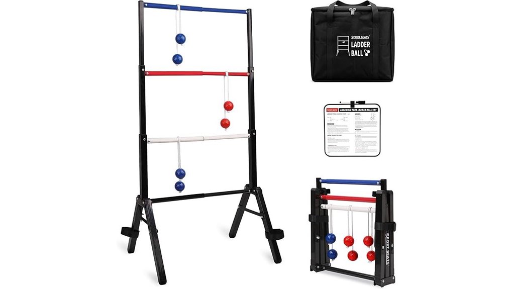 foldable ladder toss set