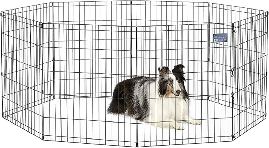 foldable metal dog pen