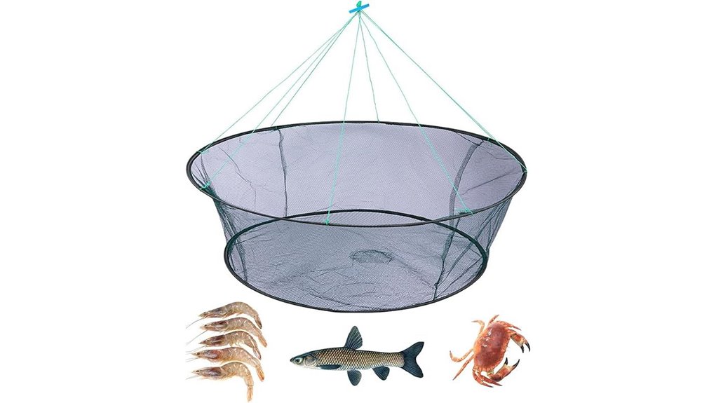 foldable nylon minnow crab
