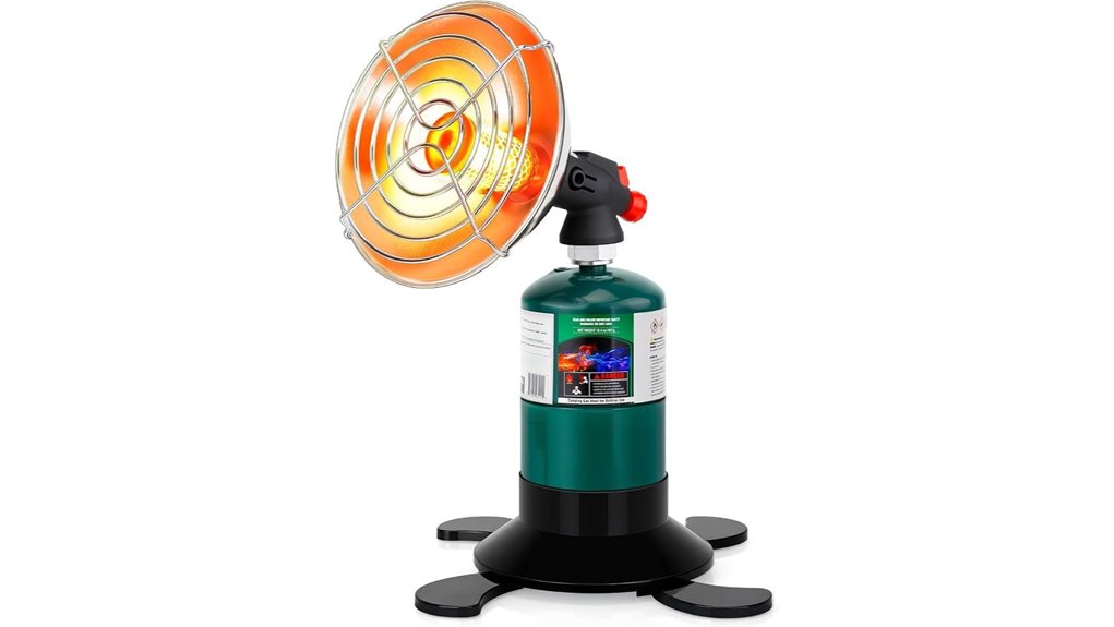 foldable portable propane heater