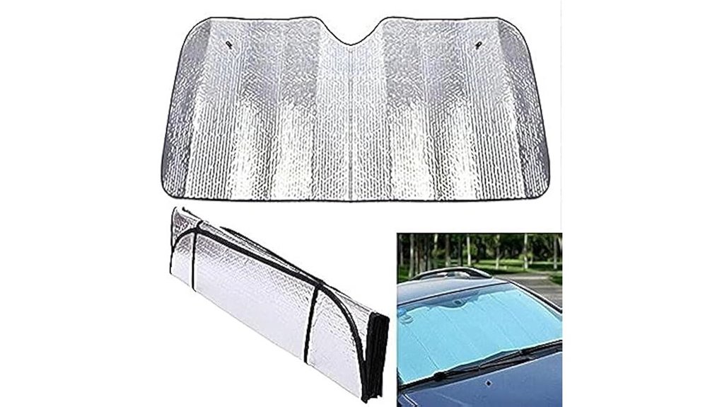 foldable reflective car sunshade
