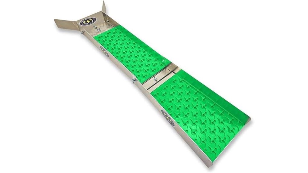 foldable sluice dredge mat
