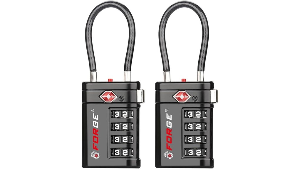forge four digit tsa locks