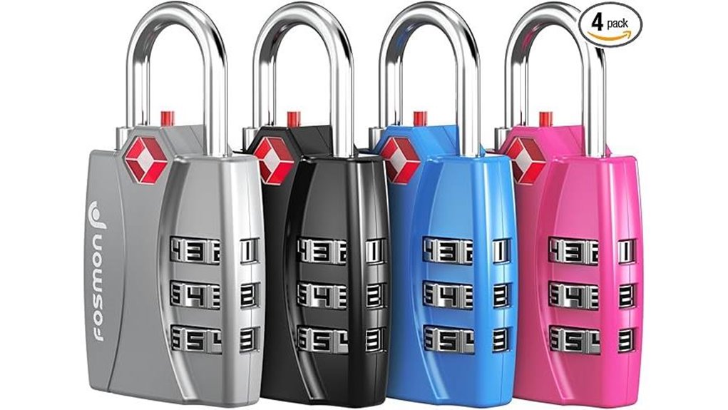 fosmon tsa 3 digit padlock