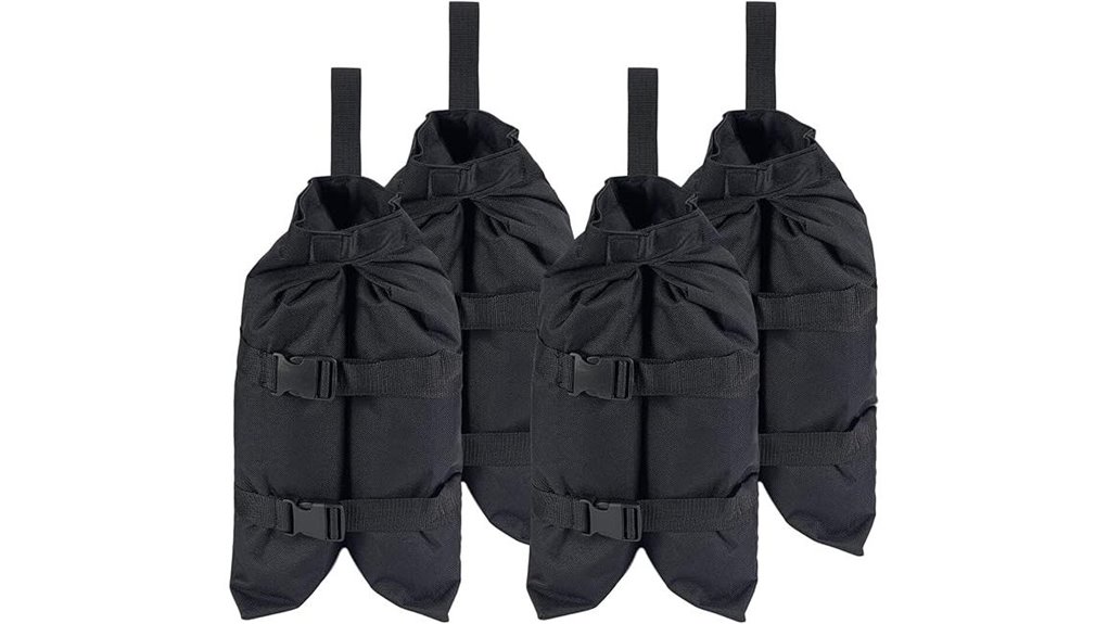 four 192lb canopy weights