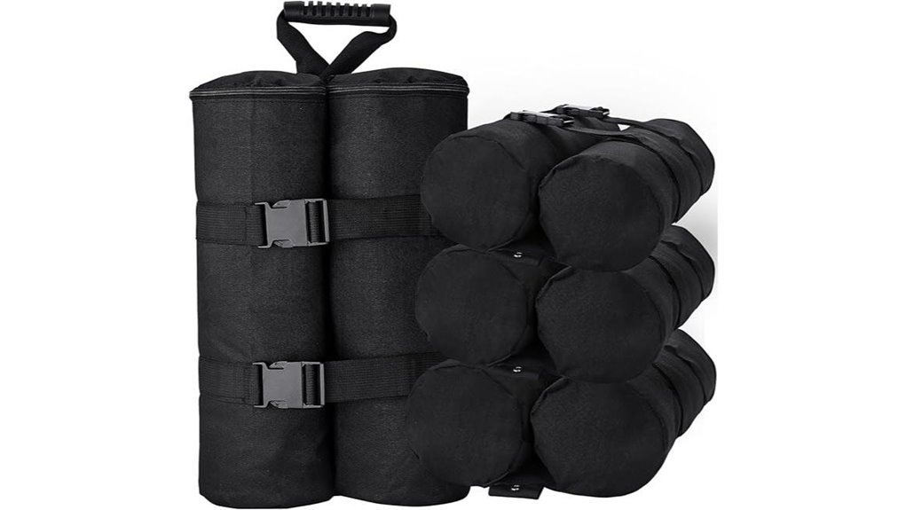four 320lb canopy bags