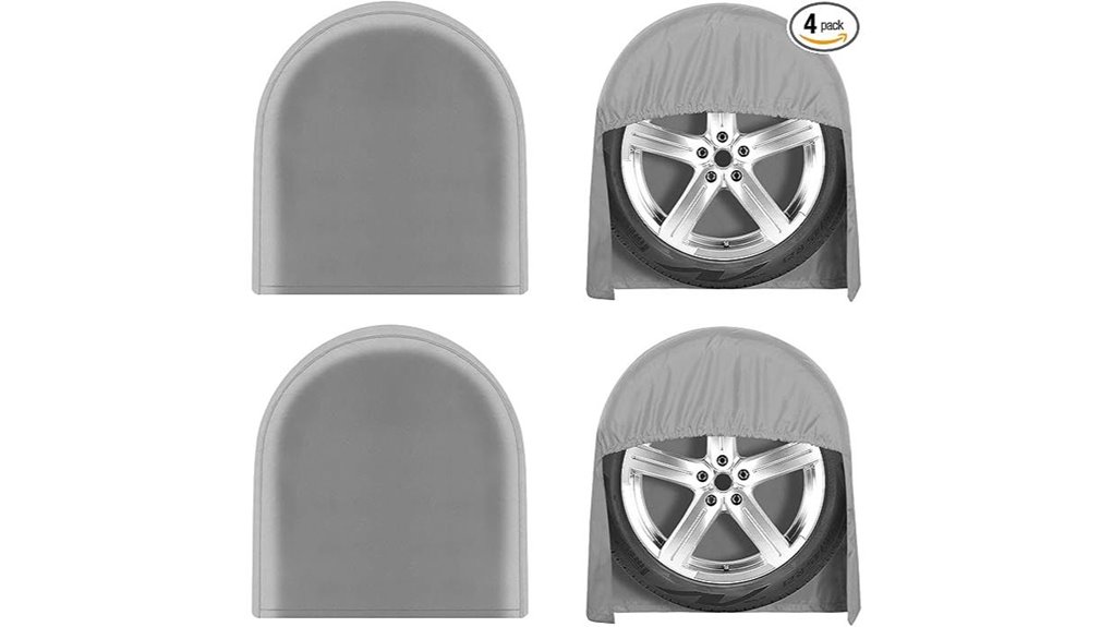 four pack waterproof tire covers