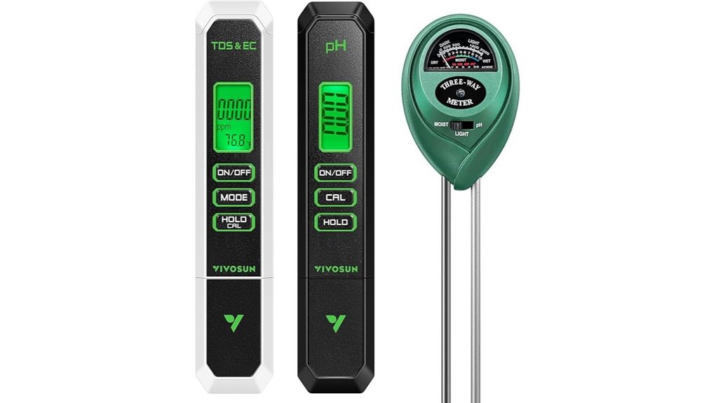 four parameter soil meter