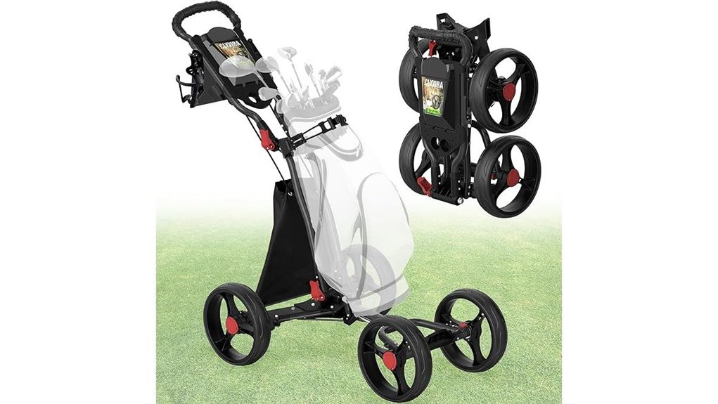 four wheel all terrain 300lb cart