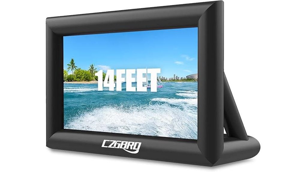 fourteen foot inflatable air blower screen