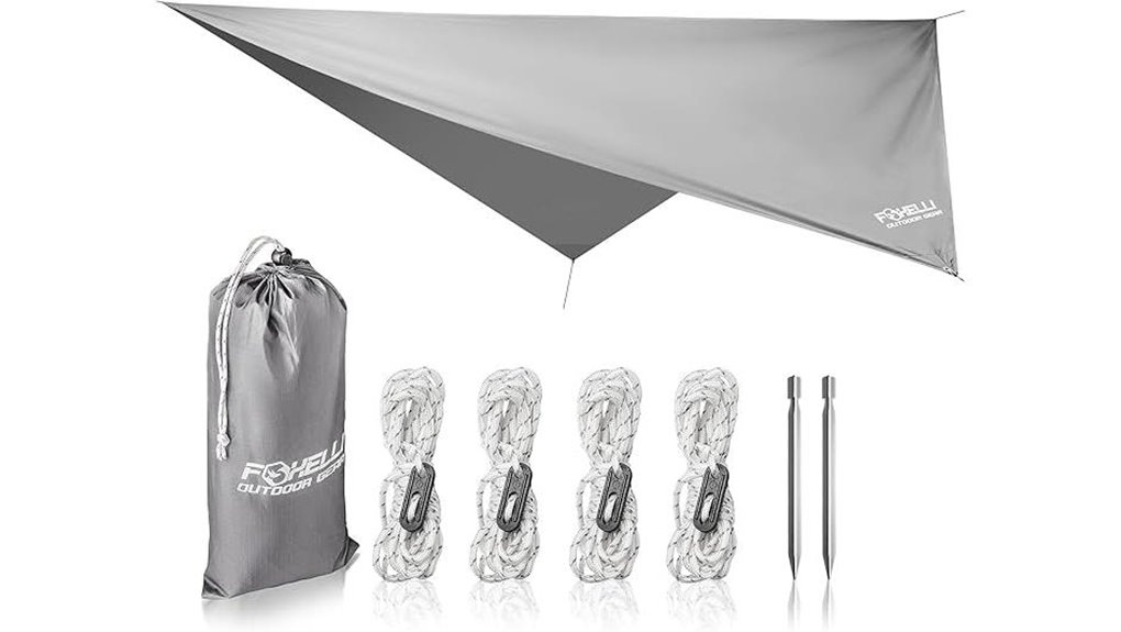 foxelli waterproof hammock fly